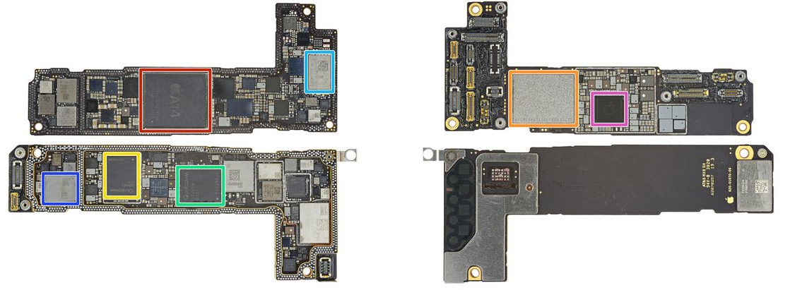 对比iphone 12 和 12 pro内部结构_派旗纳米·官方网站